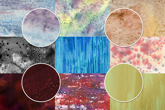Watercolor Wash Bundle Volume 1 in Textures - product preview 3