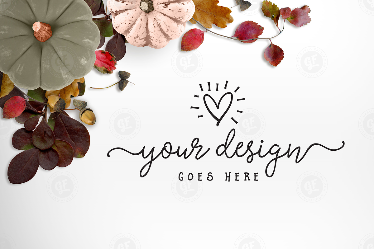 Fall Thanksgiving Styled Desktop in Product Mockups - product preview 8