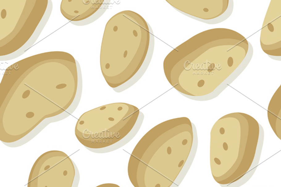 Potatoes Seamless Pattern in Patterns - product preview 8