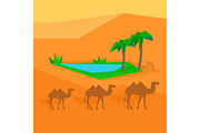 Transportation Goods by Camel