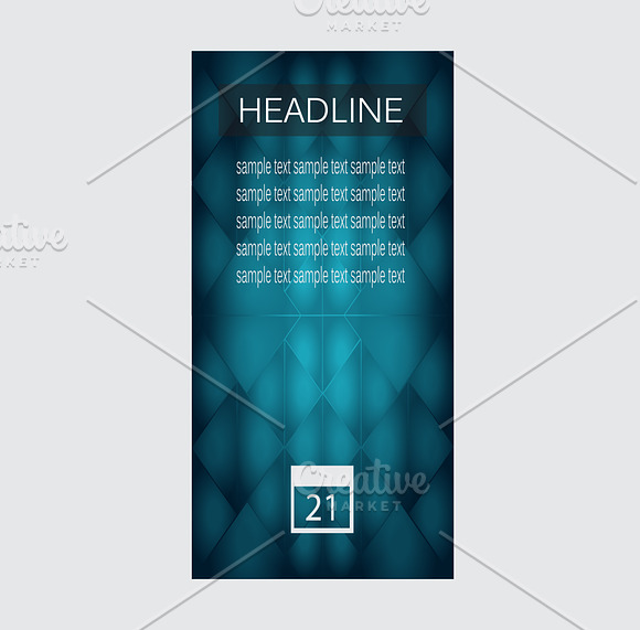 Mobile interface neon color  in Graphics - product preview 4