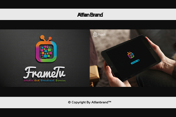 Frame TV logo in Logo Templates - product preview 3