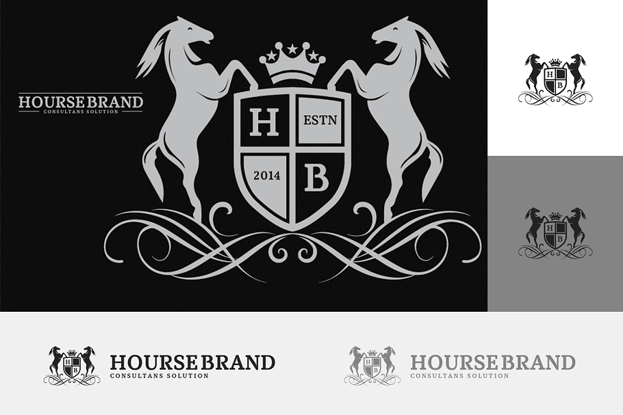 Royal Horse Logo in Logo Templates - product preview 8