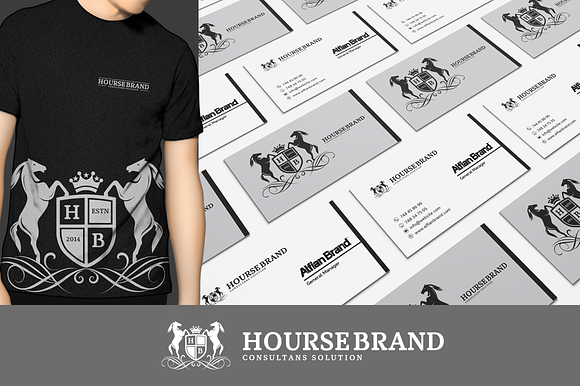 Royal Horse Logo in Logo Templates - product preview 1