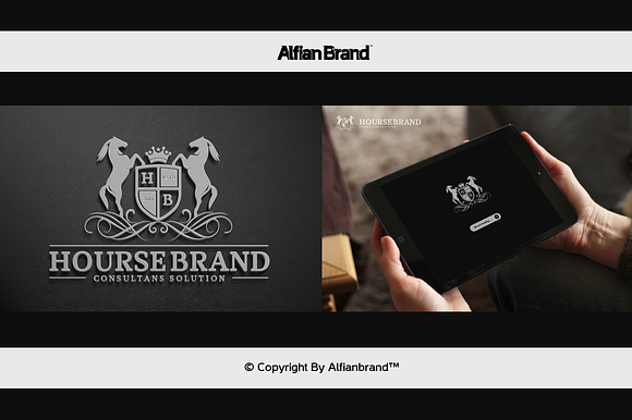Royal Horse Logo in Logo Templates - product preview 3