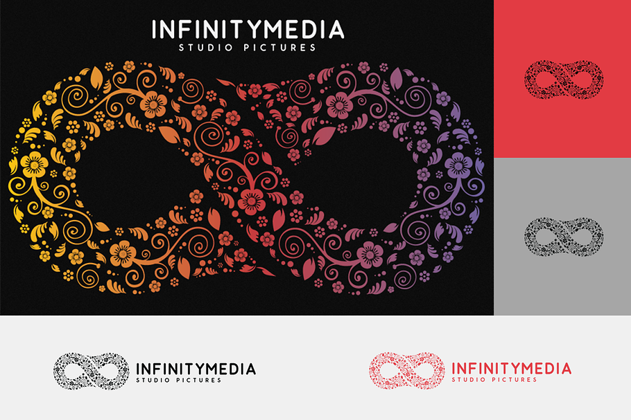 Infinity Media Logo in Logo Templates - product preview 8