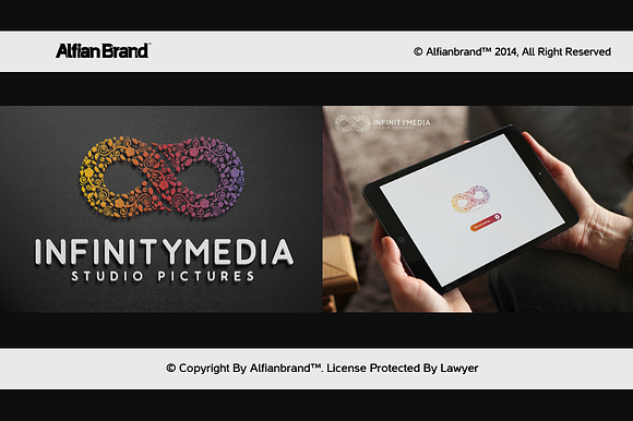 Infinity Media Logo in Logo Templates - product preview 3