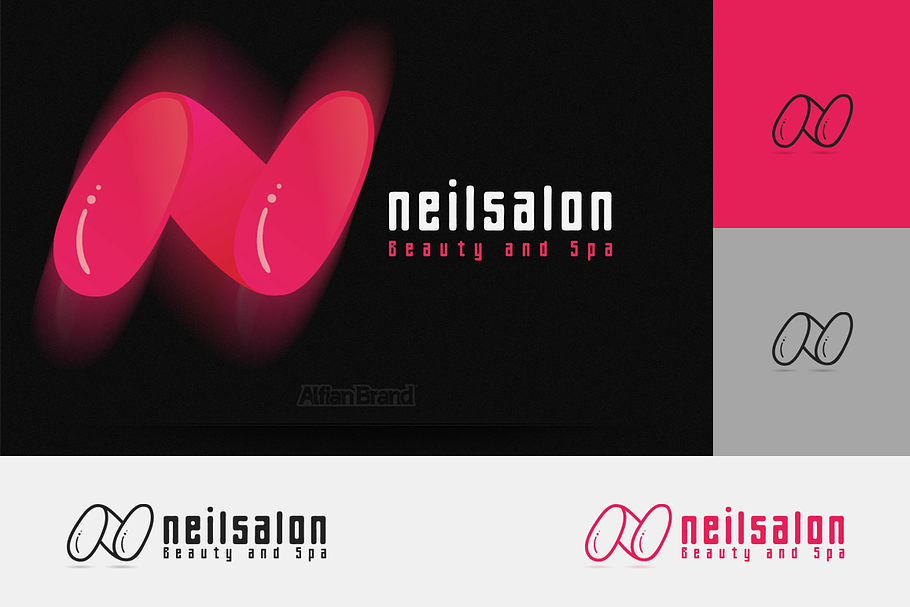 Nail Salon Logo in Logo Templates - product preview 8