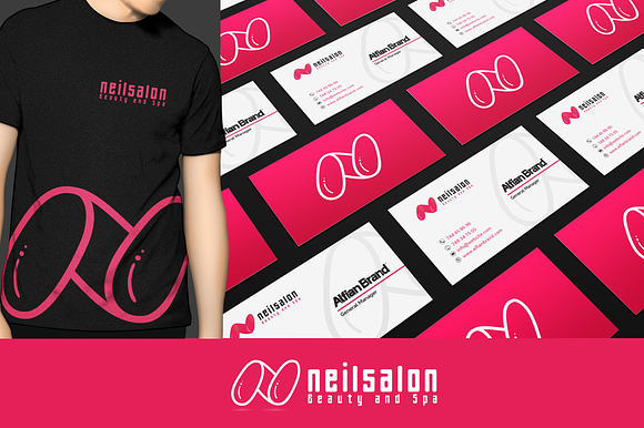 Nail Salon Logo in Logo Templates - product preview 1