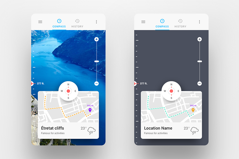 Mobile UI Kit - Single Screen