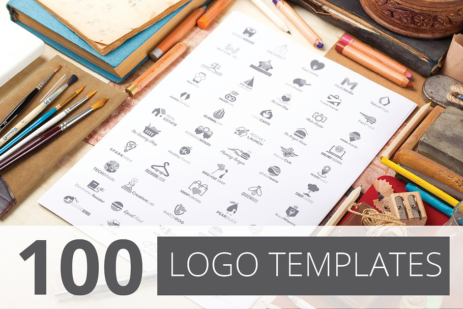 100 Logos Templates