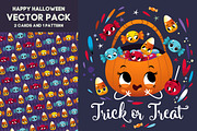 happy halloween trick or treat bag