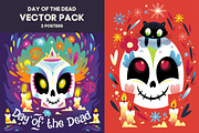 day of the dead  vector pack