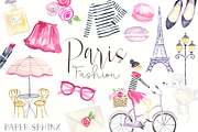 Watercolor Paris Fashion Pack