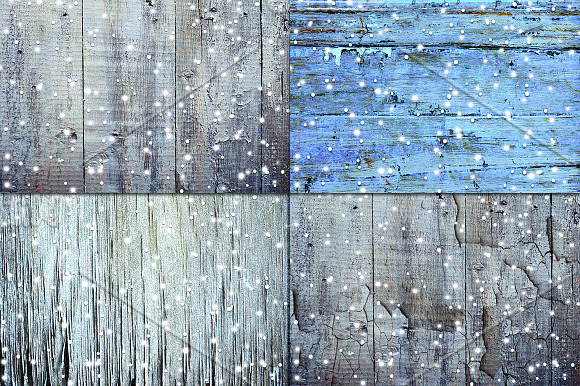 Christmas background wood and snow in Textures - product preview 3