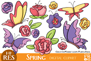 SPRING - Digital Clipart