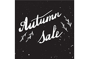 5 Autumn hand lettering designs