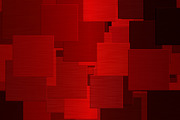 Red Squares Abstract Pattern