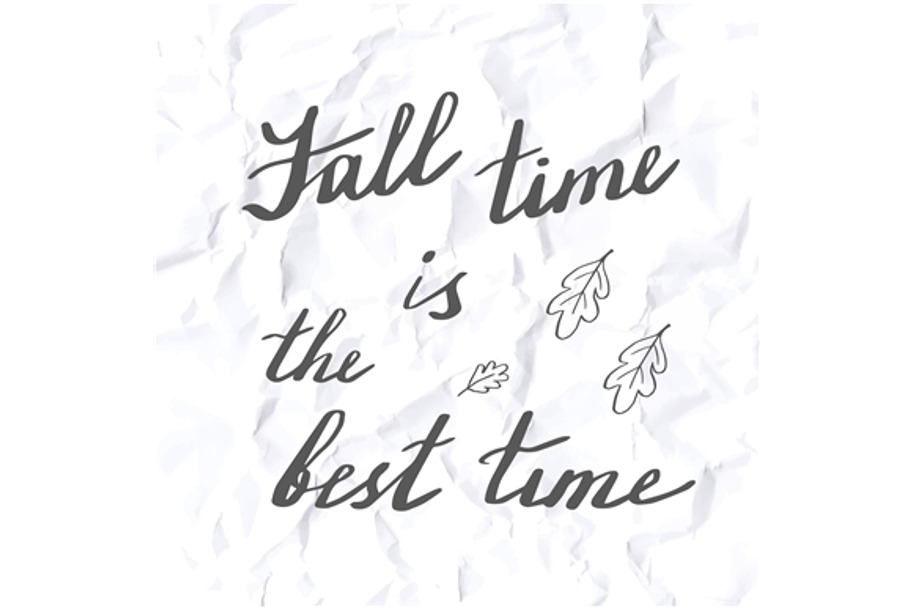 5 Autumn hand lettering designs in Illustrations - product preview 8