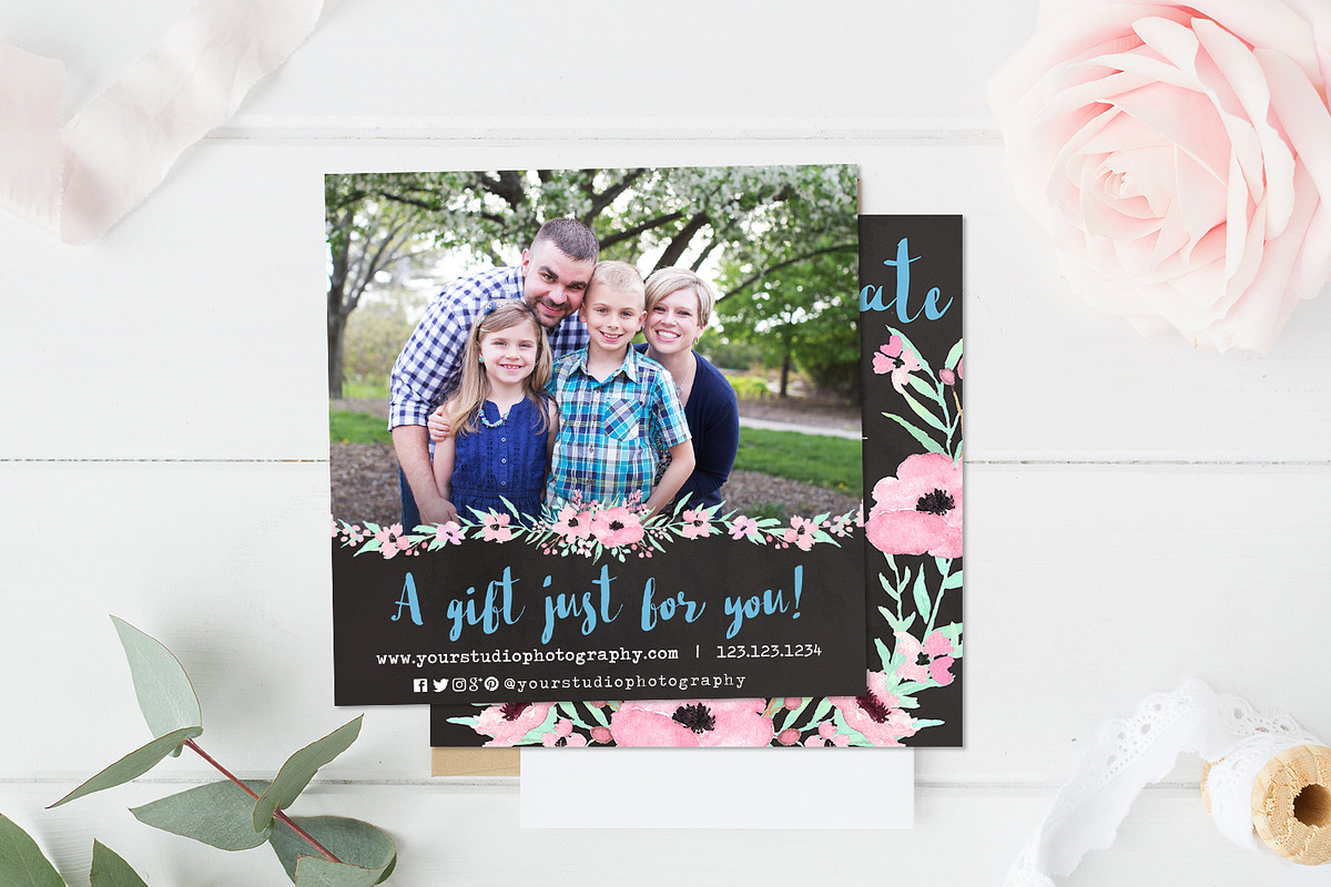 Gift Certificate | Bouquet in Card Templates - product preview 8