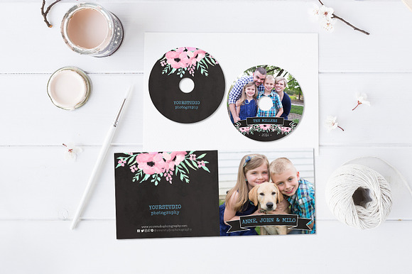 CD Label | Little Paws in Stationery Templates - product preview 1