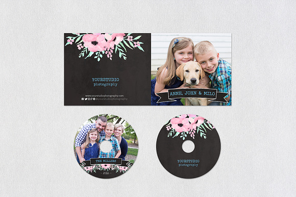 CD Label | Little Paws in Stationery Templates - product preview 2