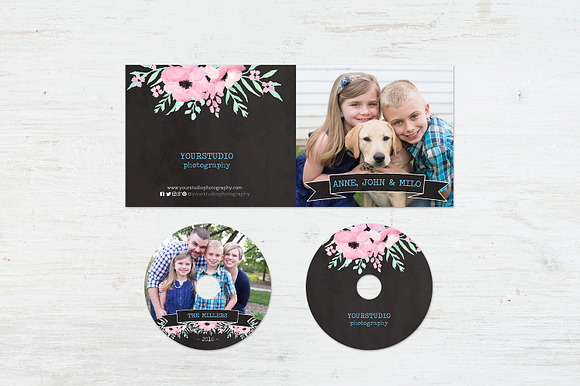 CD Label | Little Paws in Stationery Templates - product preview 3