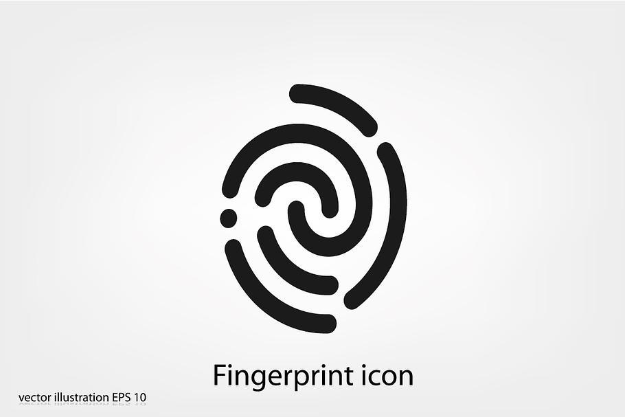 Fingerprint icon in Graphics - product preview 8