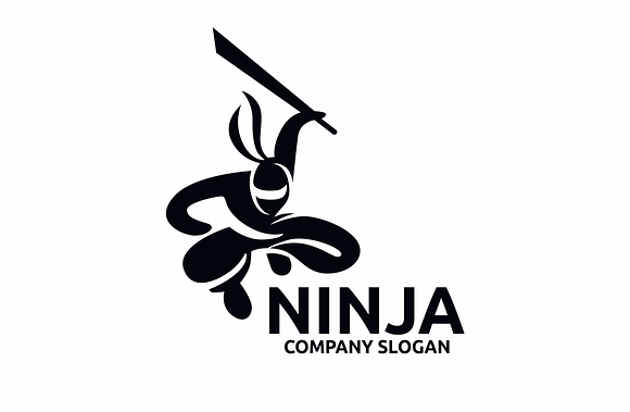 Ninja  in Logo Templates - product preview 1
