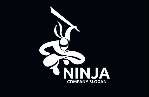 Ninja  in Logo Templates - product preview 2