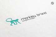 Monkey Brand Logo Template