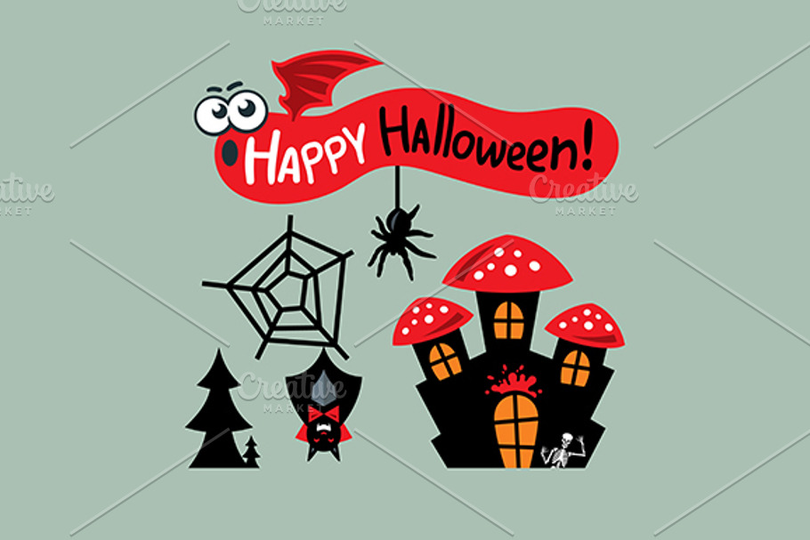 Happy Halloween Concept  in Illustrations - product preview 8
