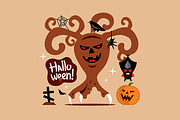 Scary Halloween Tree 