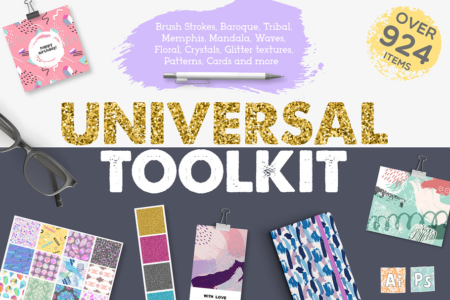 Universal Toolkit [924 items] in Illustrations - product preview 8