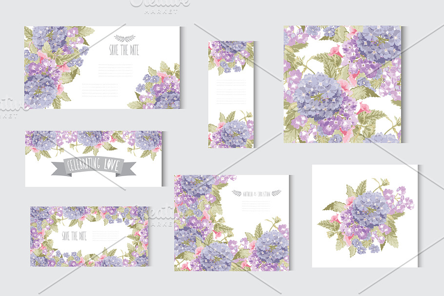 Floral Card Templates