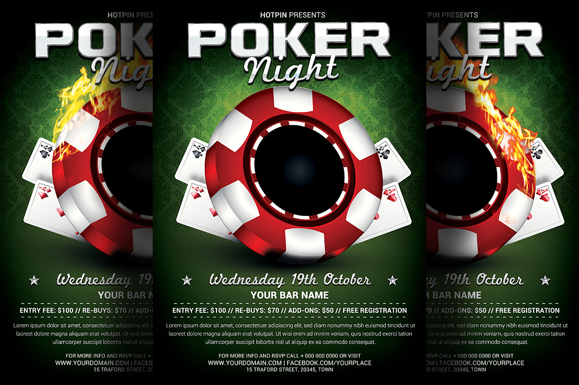 poker-night-flyer-template-creative-flyer-templates-creative-market