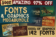 Fonts & Graphics MegaBundle