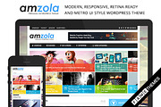 Amzola - Metro UI Style WP Theme
