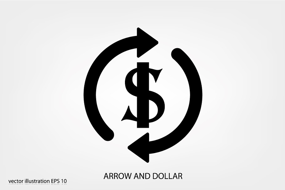 ARROW AND DOLLAR in Graphics - product preview 8