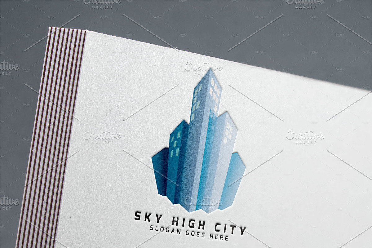 Sky High City Logo in Logo Templates - product preview 8