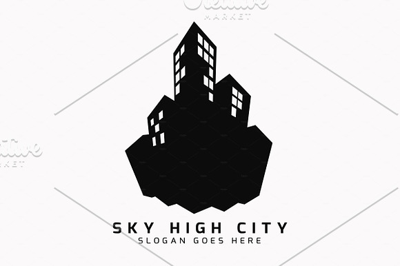 Sky High City Logo in Logo Templates - product preview 4