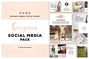 Gorgeous Social Media Template Pack