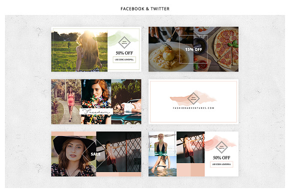 Gorgeous Social Media Template Pack in Instagram Templates - product preview 2