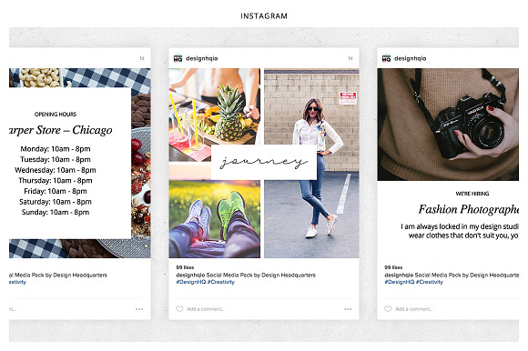 Gorgeous Social Media Template Pack in Instagram Templates - product preview 4