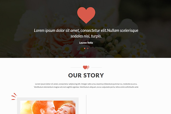 Amore: WordPress Wedding Theme in WordPress Wedding Themes - product preview 3