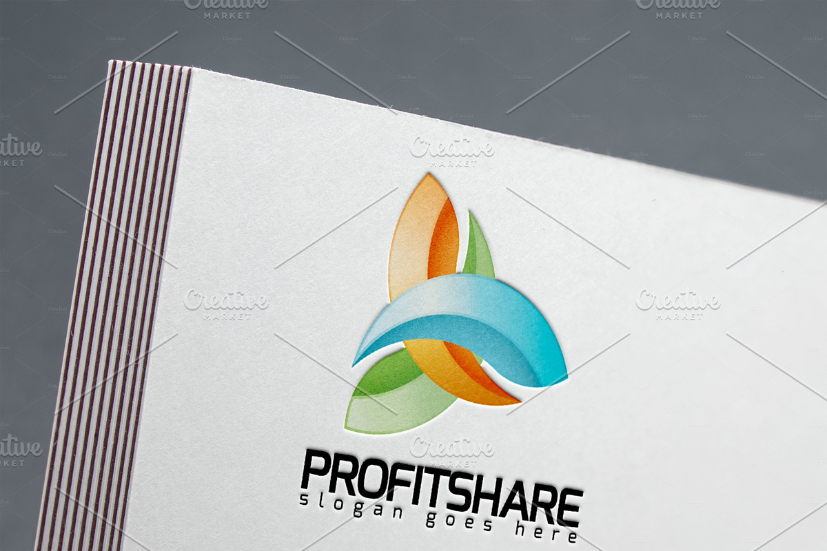 Profit Share Logo in Logo Templates - product preview 8