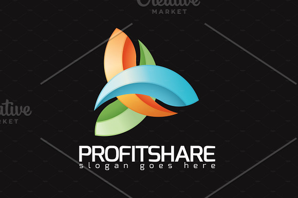 Profit Share Logo in Logo Templates - product preview 2