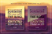 Typography Motivational Flyer Vol.2