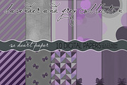 Lavender and Grey Digital Papers