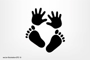 hand foot icon